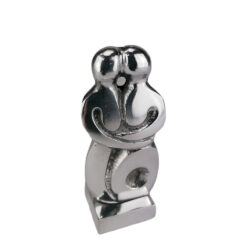 Μεταλλικό διακοσμητικό Αγκαλιά Ασημί