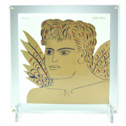 “Χρυσός Άγγελος” σε Plexiglass-Αλέκος Φασιανός