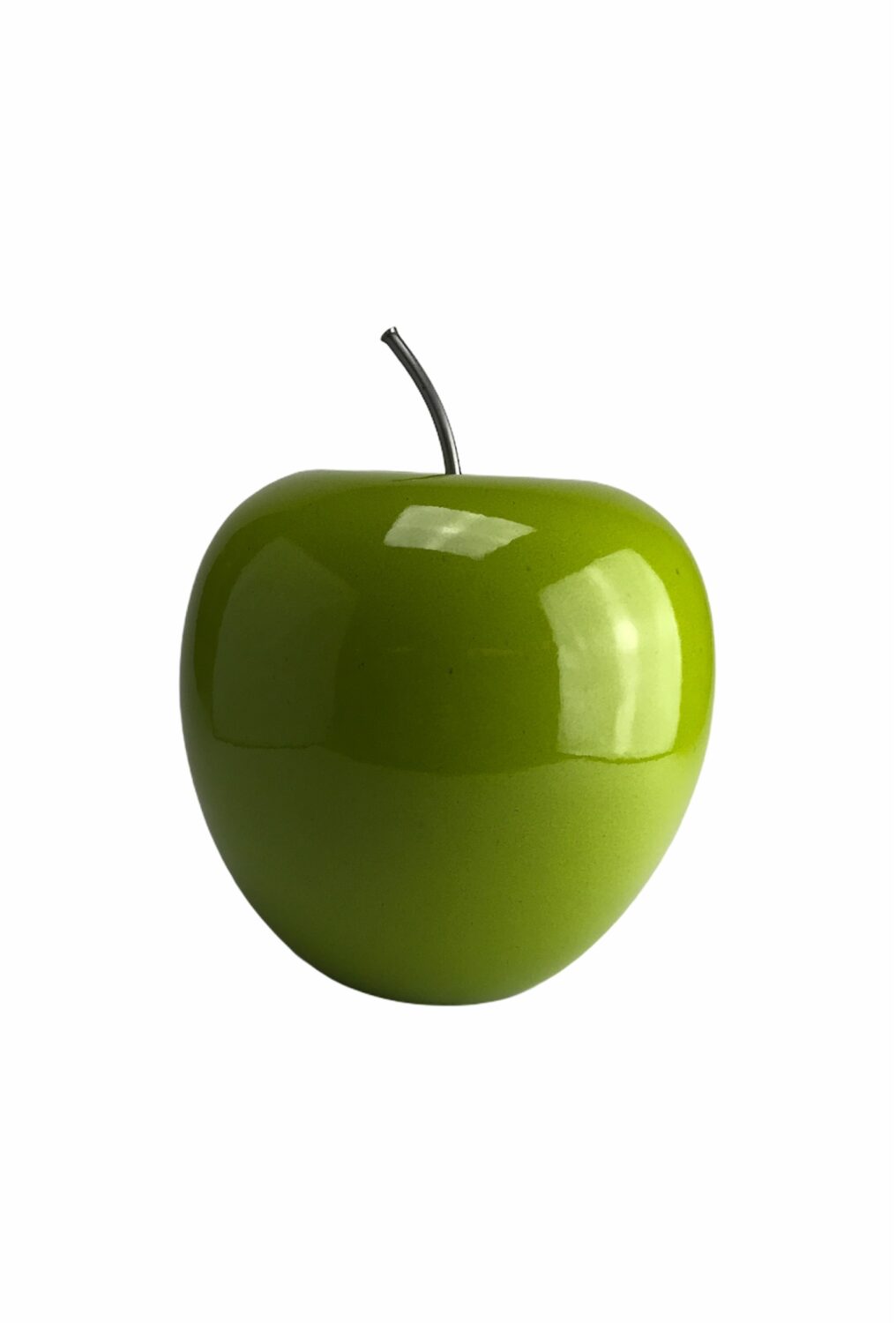 Κεραμικό γλυπτό μήλο πράσινο 26εκ.