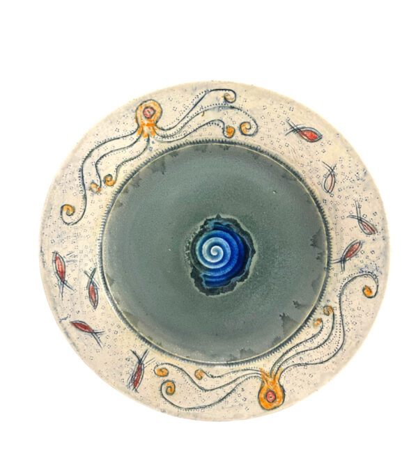 Πιατέλα κεραμική υαλωμένη Stoneware