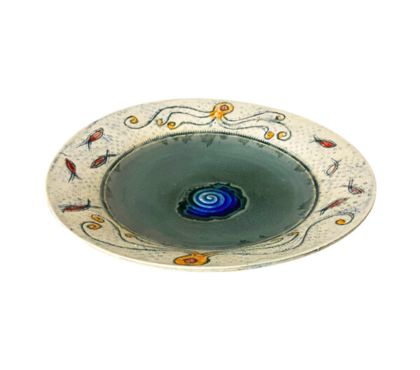 Πιατέλα κεραμική υαλωμένη Stoneware