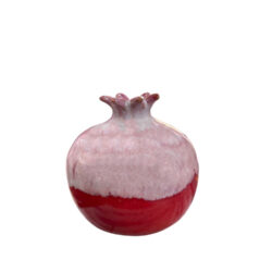 Raku Pomegranate ceramic 8 cm.
