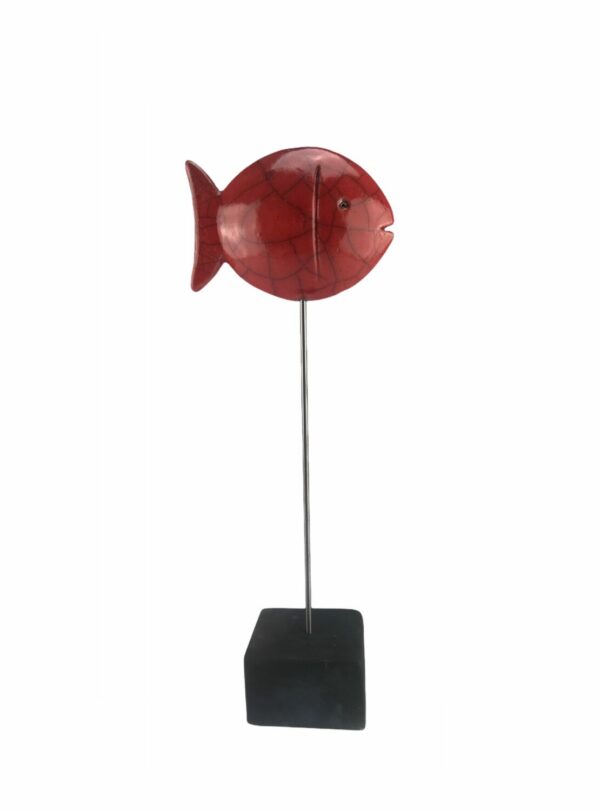 Ψαράκι κόκκινο σε βάση-eartshop