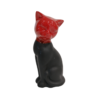 Γάτα μαύρο-κόκκινο