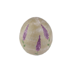 Ceramic egg with lavender