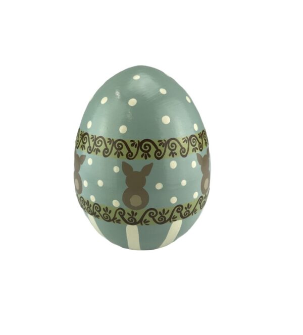 Egg ceramic blue
