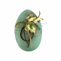 Green egg with butterflies3