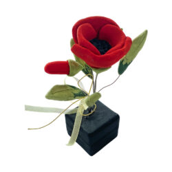 Παπαρούνα κεραμική 17 εκ.