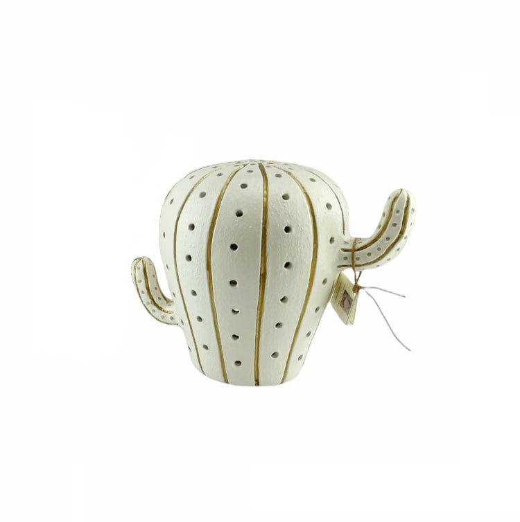 “Cactus lantern white” 13 cm.
