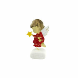 Kneeling little angel with a star