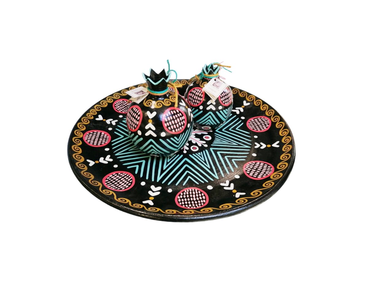 “Boho plate with designs” 33 cm.