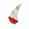 Red-beige boat medium