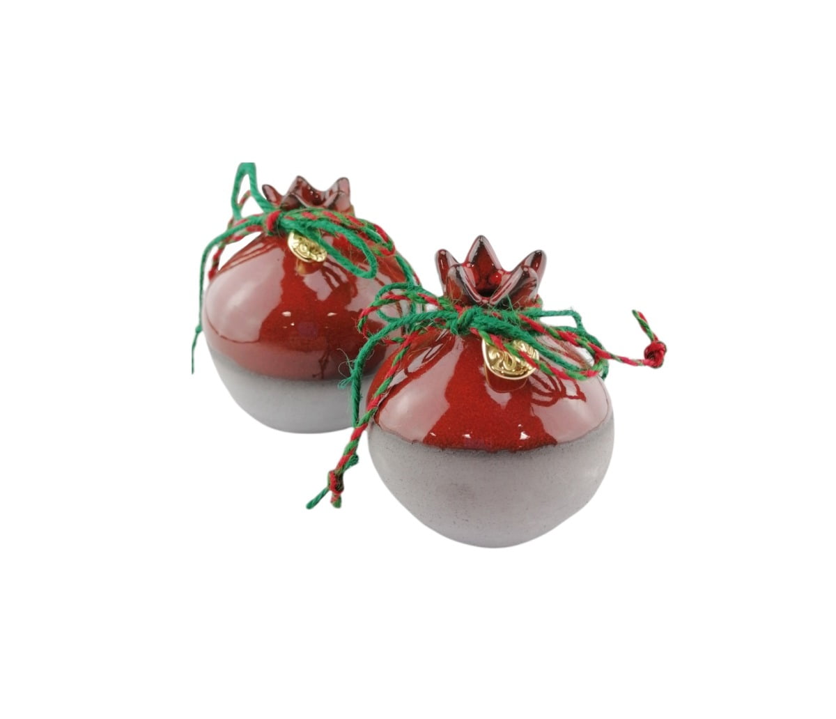 Red-gray pomegranates