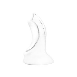 Μοντέρνα διακοσμητική φιγούρα λευκή