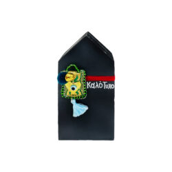 Ξύλινο σπίτι με φυλαχτό-πράσινο