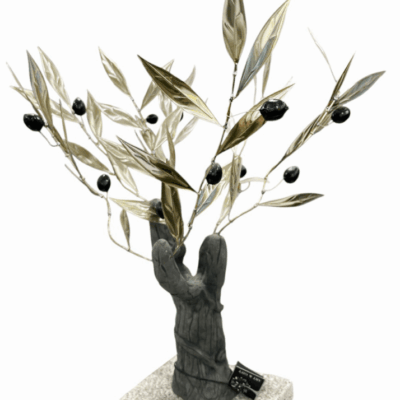 Silver olive tree 34cm.