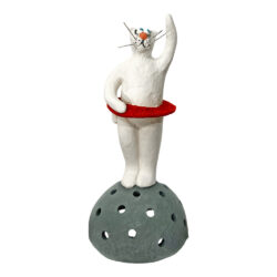 Γατούλα πάνω σε Πλανήτη-φαναράκι