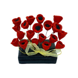 Σύνθεση με κεραμικές παπαρούνες