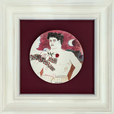 “Δύο νέοι με ρόδο”-Αλέκος Φασιανός