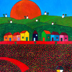 "Λιβάδι με παπαρούνες"-Κορνήλιος