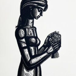 "Κοπέλα με λουλούδια"-Αλεβίζος Αναστάσιος