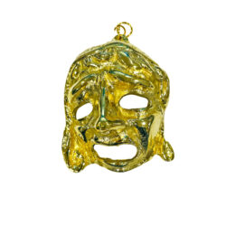 Μεταλλικό γλυπτό "Σάτυρος μάσκα" Χρυσό