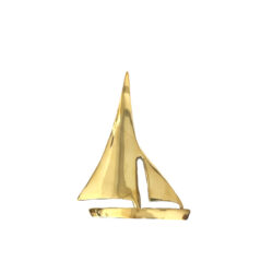 Μεταλλικό γλυπτό "καραβάκι" χρυσό