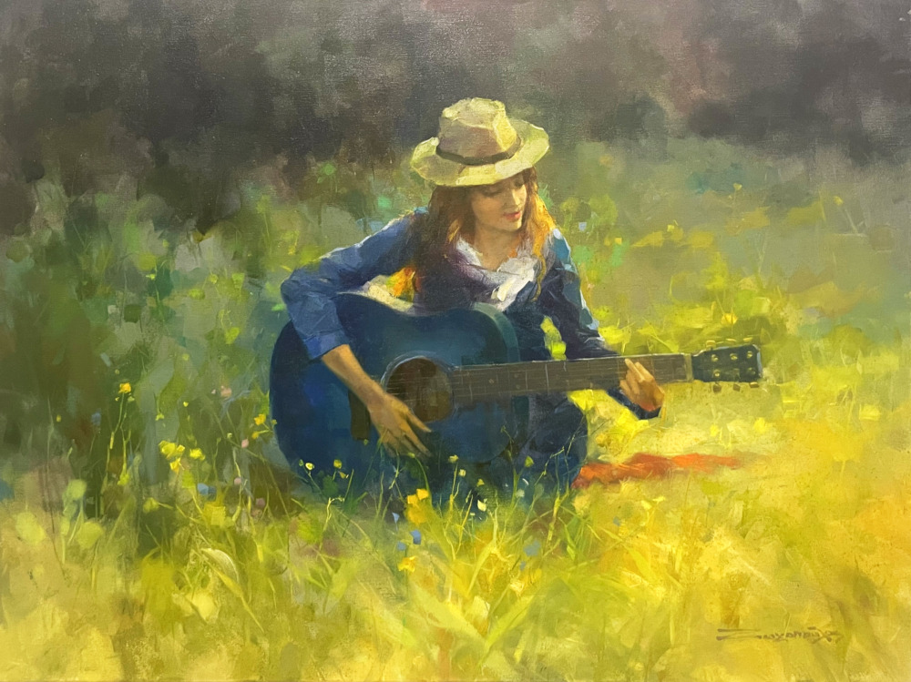 “Girl with a guitar” – Kostas Zogopoulos