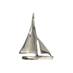 Μεταλλικό γλυπτό "καραβάκι" Ασημί