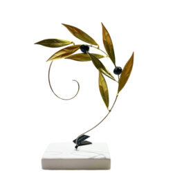 Ελιά σπιράλ χρυσή 17 εκ.