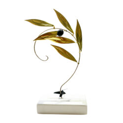 Ελιά σπιράλ χρυσή 19,5 εκ.