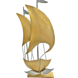 "Καράβι Ιστιοφόρο στο κύμα II" Χρυσό 50εκ.