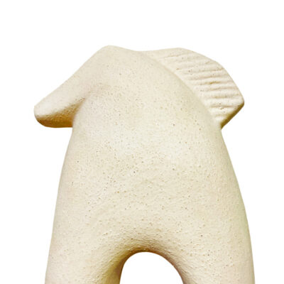Ceramic horse sculpture 23 cm.