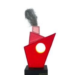 "Καράβι με σύρμα κόκκινο 23εκ."