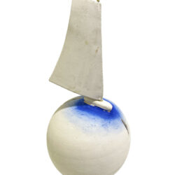 Ιστιοπλοϊκό με κεραμική βάση - μπάλα ρεσώ 30εκ.