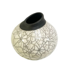 Βάζο καμπύλη μπέζ 