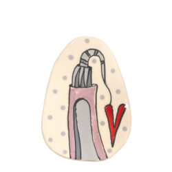 Κεραμικό σουβερ με σπίτι I