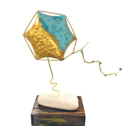 Χαρταετός με μάρμαρο και ξύλινη βάση Ι