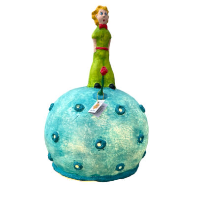 “Little prince on a planet” lamp
