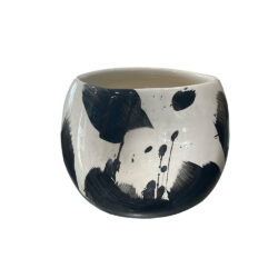 Κεραμικό βάζο χειροποίητο abstarct 15 εκ.