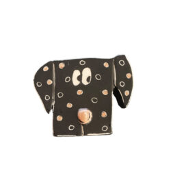 Σκυλάκι μαύρο με βούλες