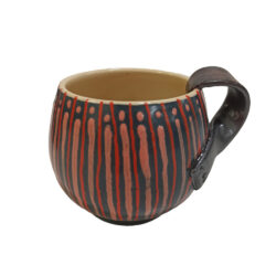 Κούπα κεραμική με ρίγες της Βάγιας Ρέππα ΙΙ