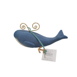 Whale figure blue 15cm.