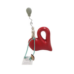 Φιγούρα με μπαλόνι σε καρδιά-matte φινίρισμα