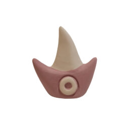 Καράβι γούρι με μάτι ρόζ 9εκ.