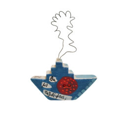 Καραβάκι κεραμικό 17 εκ. ΙV-Αλεξάνδρα Μωραΐτη