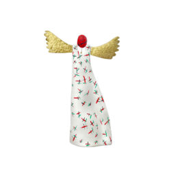 Άγγελος κεραμικός με μεταλλικά φτερά II της  Σοφίας Μπακιρτζή