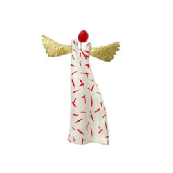 Άγγελος κεραμικός με μεταλλικά φτερά III της  Σοφίας Μπακιρτζή