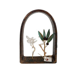 Κορνίζα καμάρα κεραμική με γλάρους και ελιά