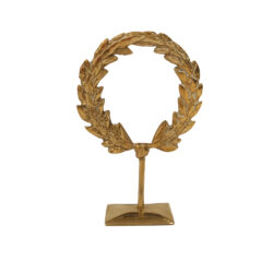 Μεταλλικό γλυπτό "Στεφάνι ελιάς" Χρυσό 15 εκ.